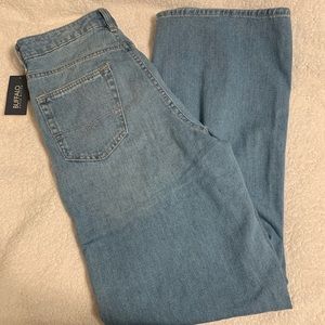 Buffalo high waisted wide leg jeans